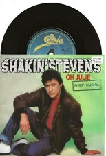 SHAKIN' STEVENS OH JULIE VERY RARE RARE UK PROMO SINGLE FROM 1982