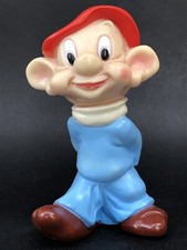 Ancienne FIGURINE POUET POUET LE NAIN SIMPLET dans BLANCHE NEIGE de WALT DISNEY
