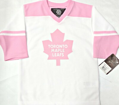 NWT WAYNE SIMMONDS TORONTO MAPLE LEAFS GIRLS YOUTH L/XL PINK NHL