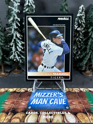 1992 Score Pinnacle Baseball Alan Trammell Tigers Base Card 113