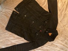 Premium Levi's Original Sherpa Trucker Jacket - Black - Women - Size X-small