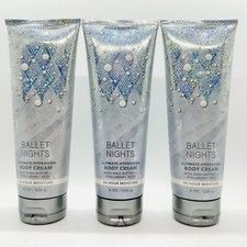 NEW 3-PACK BATH  BODY WORKS BALLET NIGHTS ULTIMATE HYDRATION BODY CREAM 8 OZ