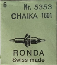 NOS New [ 1X = 1 Staff ] Chaika 1601 Ronda 5353 Eje Volante Balance Staff Asse