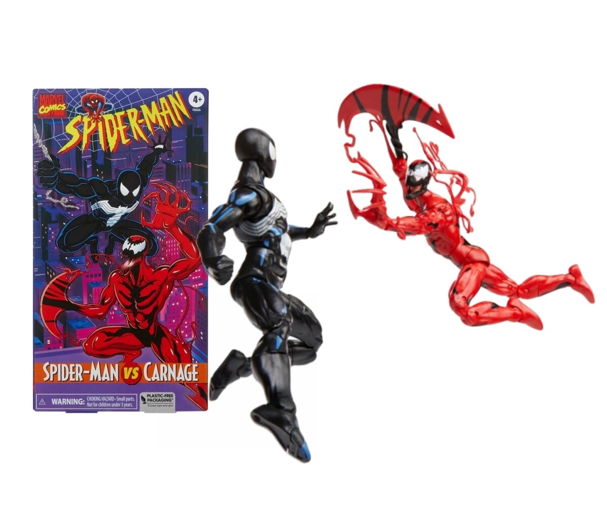マーベルレジェンド SPIDER-MAN vs CARNAGE フィギュアセット マーベル装備スパイダーマンvsカーネージアクションフィギュア