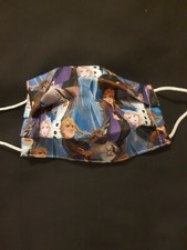Frozen Face Mask Kid Size Washable Reusable Handmade Disney