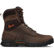 DANNER® CRAFTER 8" BROWN COMPOSITE TOE WATERPROOF WORK BOOTS 12439 - ALL SIZES