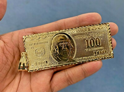 Supreme 100DollarBill GoldPendant 最終価格 dc9b69c5c0730ecf730024e2c93ff5