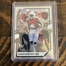2022 Leaf Pro Set Draft - Metal Silver Mojo #PSB-XW1 Xavier Worthy (RC)