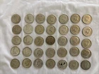 1966-1969 Kennedy Half Dollar Circulated Coins, 40% Silver, Lot of 35