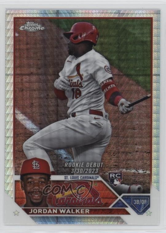 2023 Topps Chrome Update Rookie Debut Prism Refractor Jordan Walker #USC150 2s2