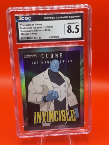 Invincible Season 1 2025 Clone Mauler Twins #258 CGC 8.5 Keepake Insert