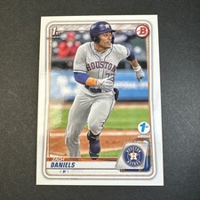 2020 Bowman Draft 1st Edition Zach Daniels #BD-133 Houston Astros