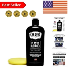 8 Oz Plastic Restorer - Long-Lasting Trim & Vinyl Protector for Auto Detailing