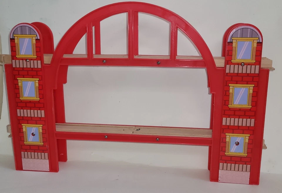 KidKraft Double Suspension Bridge for Wooden Track Thomas Train Brio Compatible - Image 4 of 4