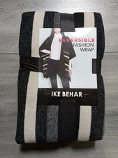 Ike Behar Jacket Adult ONE SIZE Reversible Fashion Wrap Womens