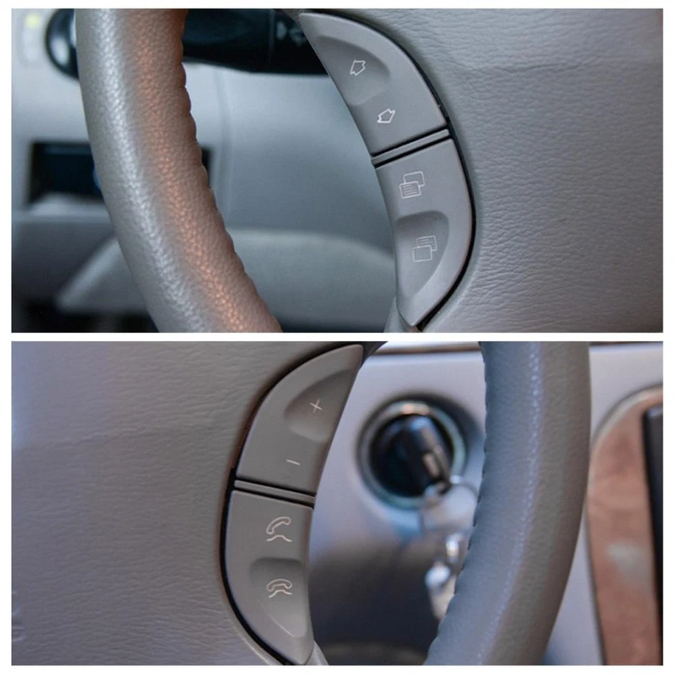 New Steering Wheel Control Button Cover for Mercedes-Benz W220 S-Class 1998-2005 Foto 2 de 4