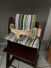 Cuscino seduta Stokke Tripp Trapp verde bianco viola 2 pezzi / Cuscino