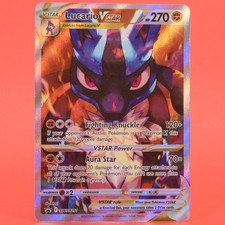 Pokemon TCG Carta Inglese Spada e Scudo Promo SWSH291 Lucario VSTAR Full Art