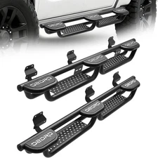 6" Running Boards for 2017-2026 Ford F150 F250 SuperCrew Cab Two-Stair Side Step