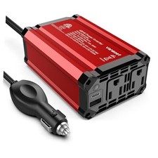 400W Car Power Inverter: vansoet DC 12V to AC 110V Inverter Converter, USB C