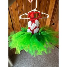 Disneys Lilo  Stitch  Custom Made Lilo Hula Tulle Skirt Dress  SZ 24M-4T