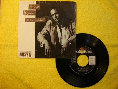 1985 ROBERT TEPPER ''NO EASY WAY OUT'' W/ORIG. PIC. SLEEVE 45 rpm 7''