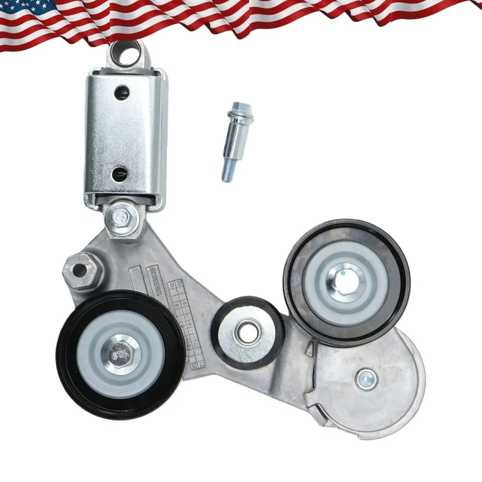 For Chevrolet Malibu Impala Buick Regal 2.4L L4 Drive Belt Tensioner Assembly - Image 3 of 4