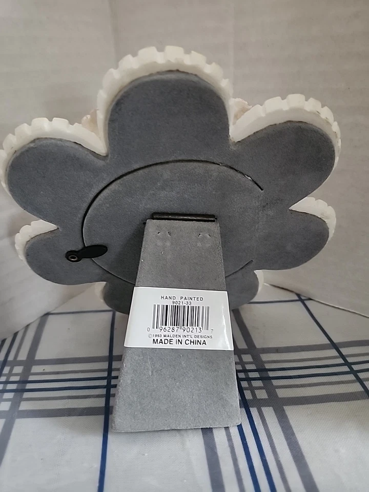 Marco de fotos Malden cerámica conchas marinas marco redondo 1993 Foto 3 de 4