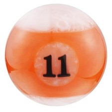 No.11 Billiard Car Shifter Lever Knob Round Gear Shift Stick Racing Orange1