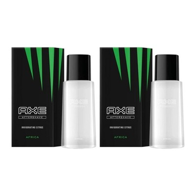 Axe Africa Aftershave Invigorating Citrus 3.4oz (100ml) Pack of 2