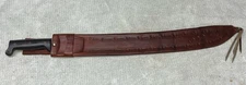 Vintage Bush Machete GAVILAN Incolma SA Columbia  No. 127 Panama Leather Sheath