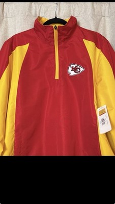 Kansas City Chiefs NWT Wind Breaker Pullover Jacket NFL Apparel