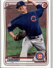 2020 Bowman Draft Burl Carraway #BD-25 Chicago Cubs
