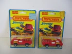 Matchbox Lesney Superfast 2X SF22 Blaze Buster- window amber shades, carded