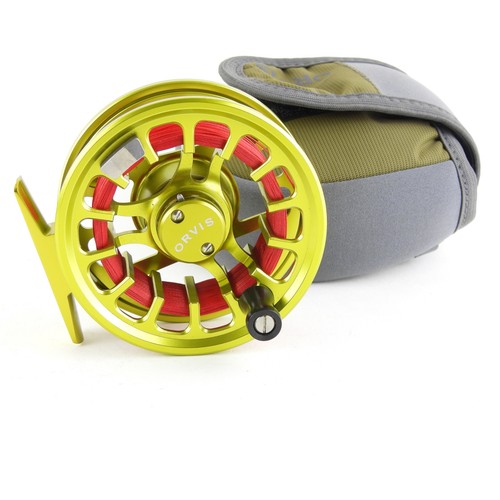 Moulinet de pêche à la mouche Orvis Hydros SL II. Vert. Avec pochette.  - Photo 2/8