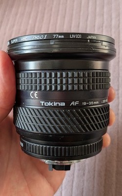 Tokina AF 19-35mm f/3.5-4.5 Zoom Wide Angle Auto & Manual Focus Lens 77mm