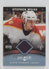 2006-07 Upper Deck Black Diamond Jersey Stephen Weiss #J-SW 10k8
