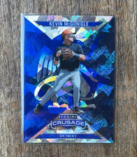 2025 Kevin McGonigle 2025 Panini Crusade #4 - Blue Cracked Ice Parallel