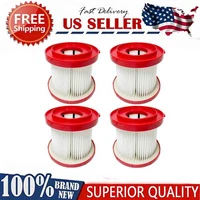 4 Pack 49-90-1900 HEPA Filter for Milwaukee M12 M18 Wet Dry Vacuum 0880-20