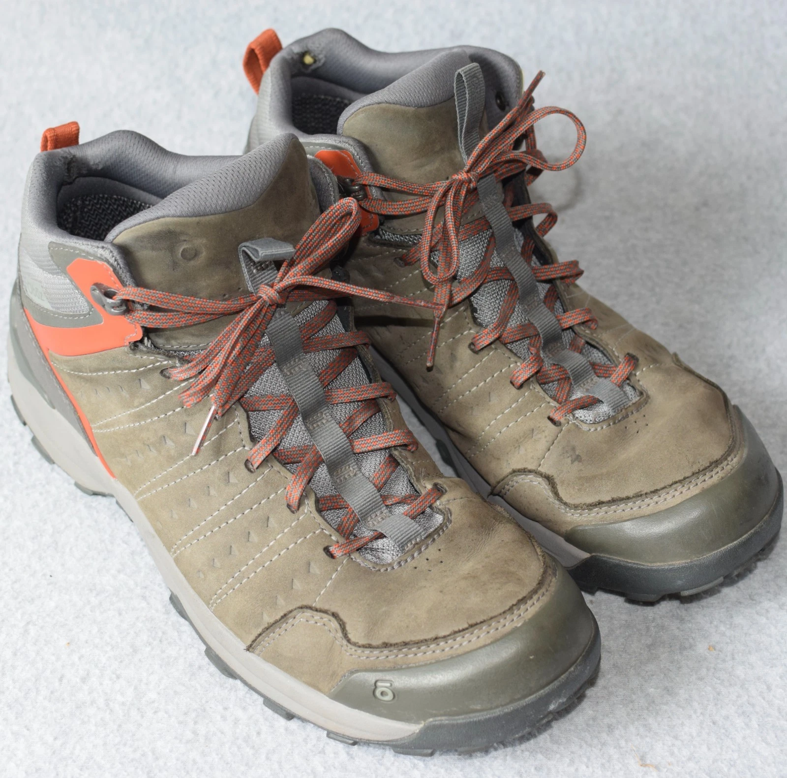 Oboz Sypes Mens Gray Hiking Boots Mid Leather B-Dry Waterproof Camping SZ 11.5
Opens in a new window