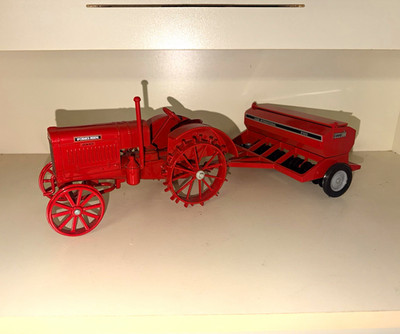 McCormick-Deering 22-36 H.P. Diecast Red Tractor w/ International 5100 Disc