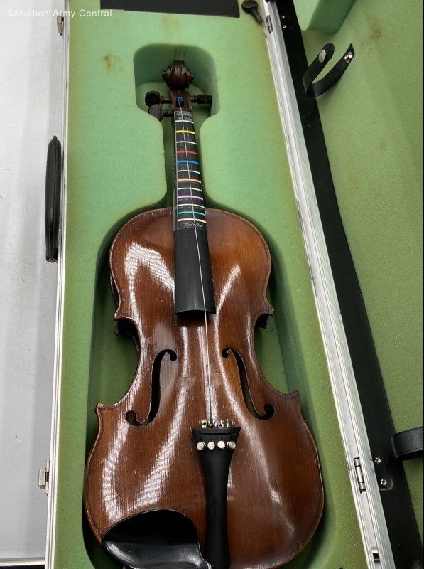 Palatino Brown Wooden 4/4 Musical Instruments Acoustic Violin With Case
