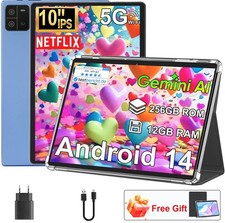 2026 New Gaming Tablets 12GB RAM 256GB ROM Pad Octa-Core 8000mAh Tablets PC