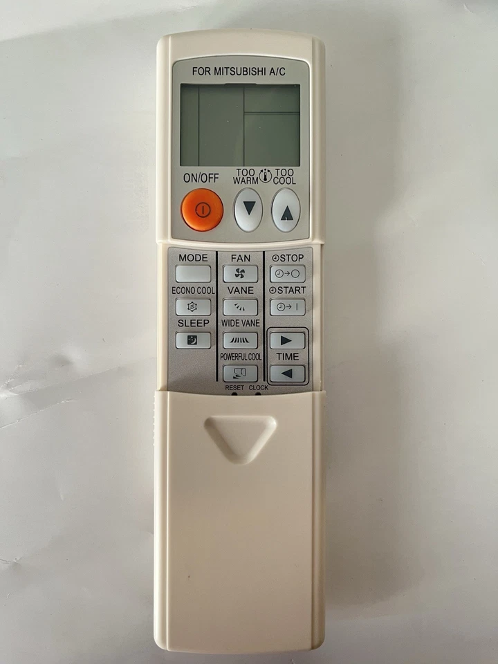Telecomando Condizionatore A/C MITSUBISHI -- Compatibile con Vari Modelli - Immagine 2 di 3