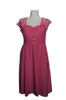 Damenkleid Kleid Spitzenkleid Party John Zack Top With Skirt Rosa Gr. 38 Neu