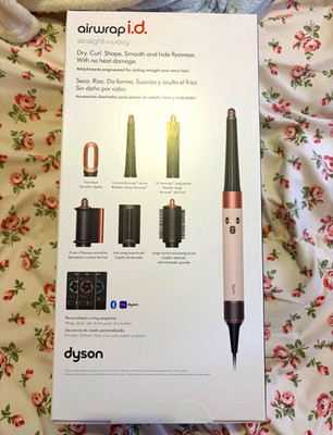 Dyson Airwrap i.d. Multi-Styler Set Straight/Wavy No Heat Damage w/ Attachments