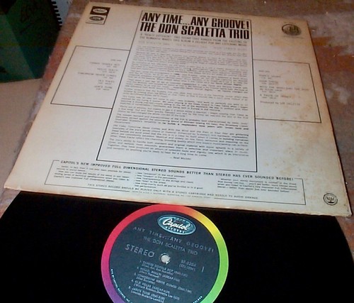 DON SCALETTA TRIO Any Time Any Groove CAPITOL Orig JAZZ Taste Of Honey OLD FOLKS - Picture 2 of 2