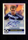 2014 Topps Chrome MLS 76-77 footballer mini auto Graham Zusi 1/25! Kansas City