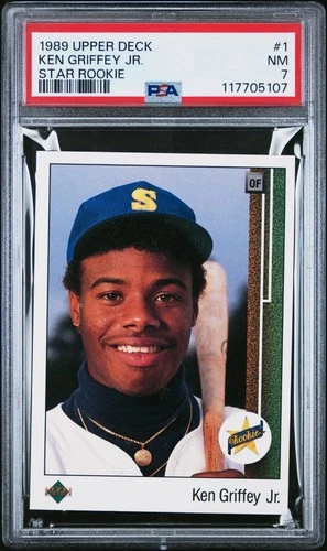 1989 Upper Deck Ken Griffey Jr. RC #1 PSA 7 NM