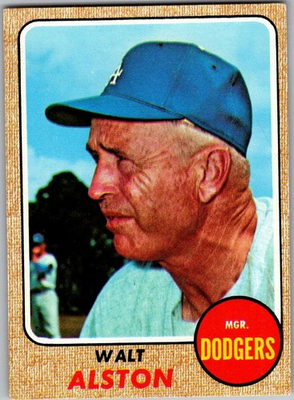 #ad 1968 Topps High # Walt Alston #472 Los Angeles Dodgers $2.99